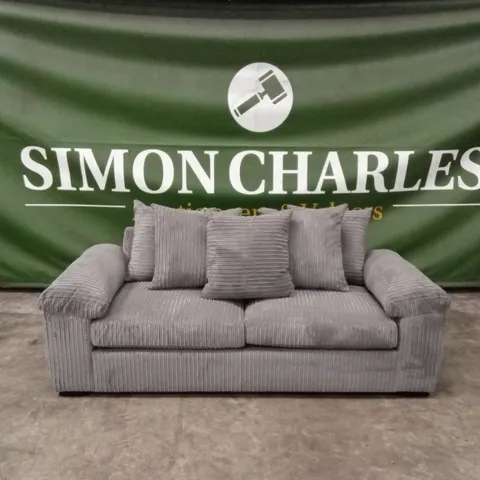 AMALFI 3 SEATER SCATTER BACK FABRIC SOFA