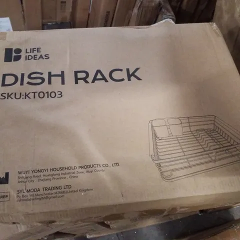 BOXED LIFE IDEAS DISH RACK 
