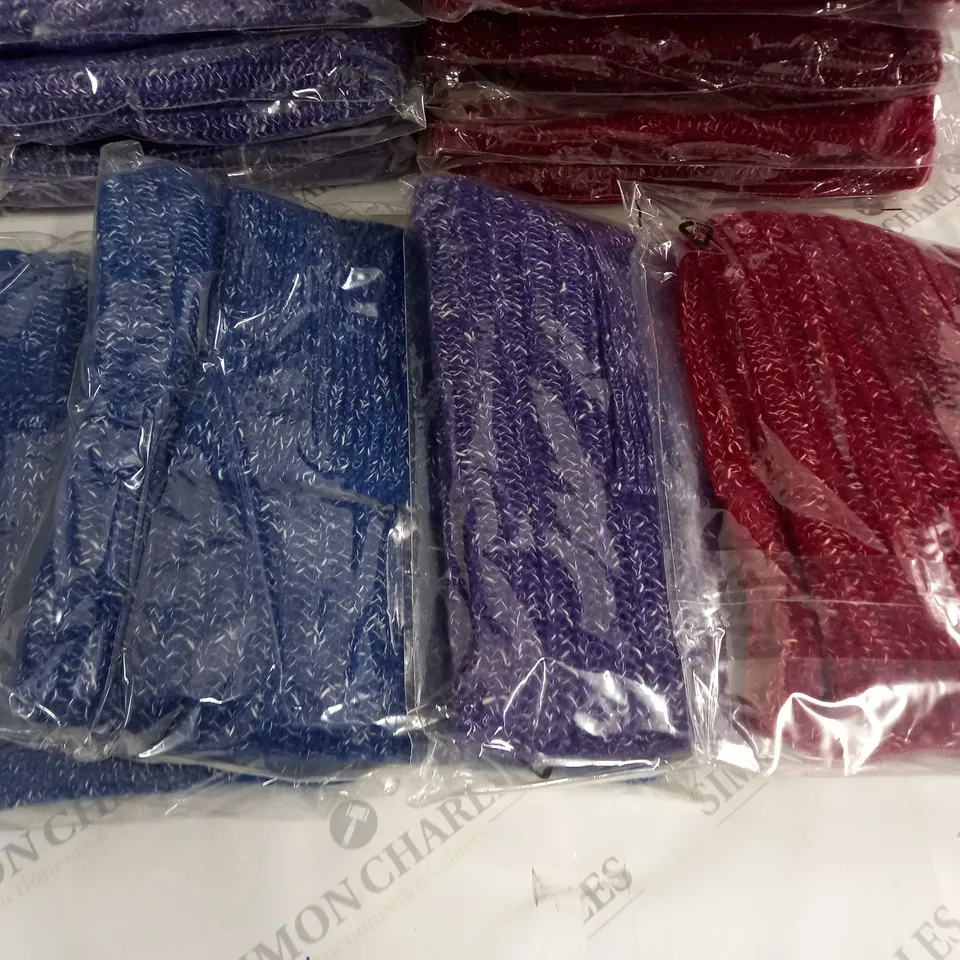 LOT OF 12 COTTONADE ROLL NECK KNITTED JUMPERS - SIZE UNSPECIFIED