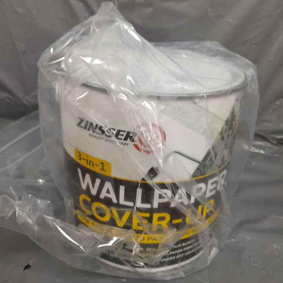 ZINSSER 3-IN-1 OFF WHITE WALLPAPER MATT COVER-UP PAINT, 2.5L