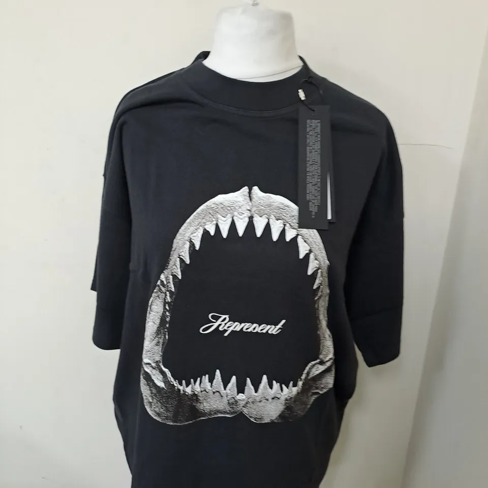 REPRESENT SHARK JAWS T-SHIRT SIZE M