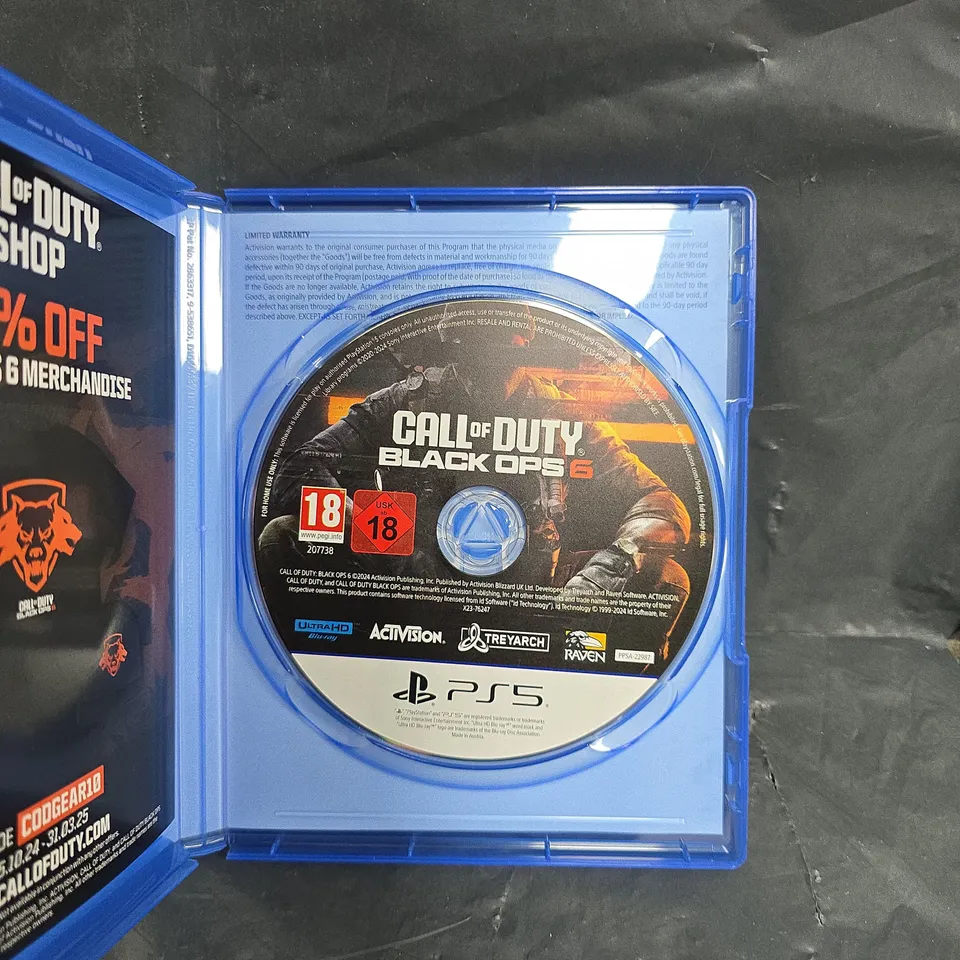 PLAYSTATION 5 CALL OF DUTY®: BLACK OPS 6