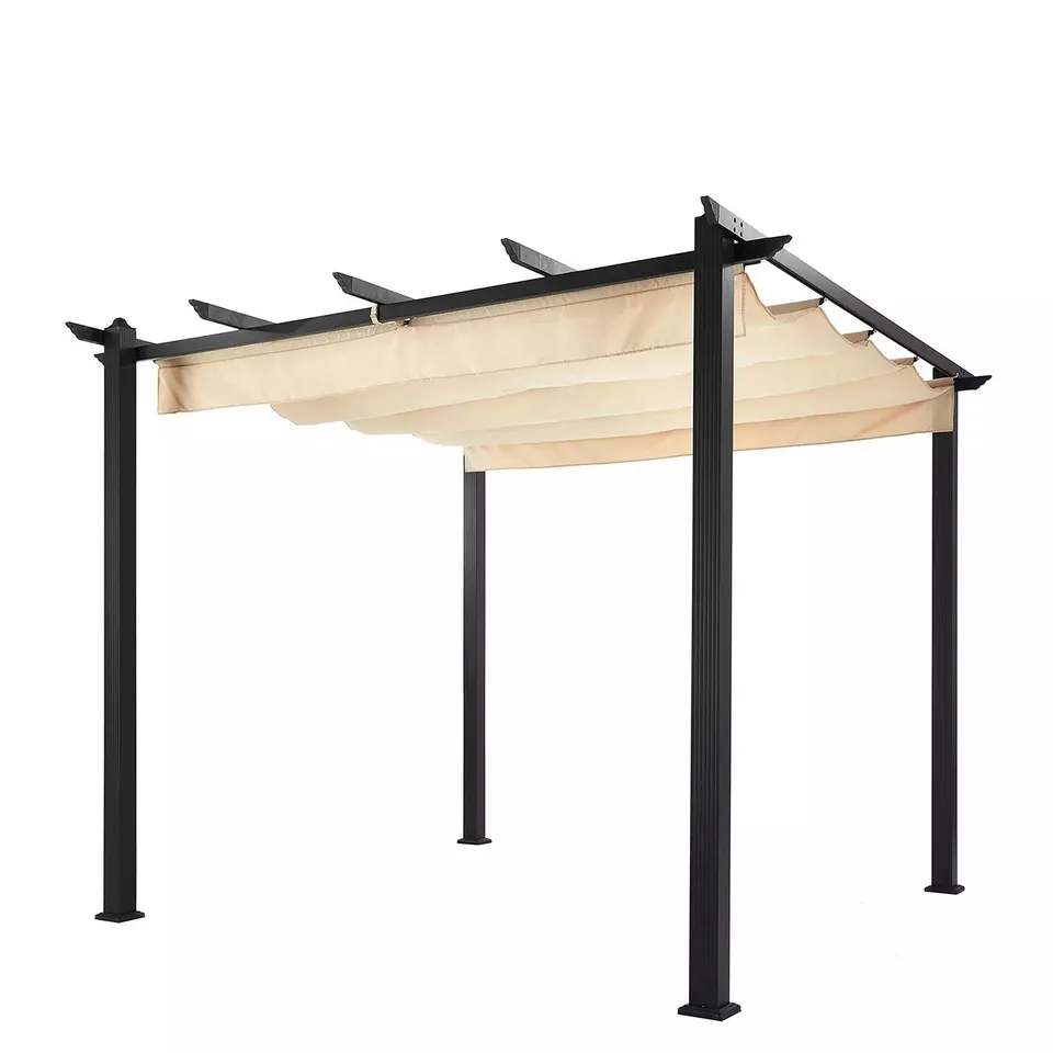 BOXED ALUMINIUM 3 X 3M GAZEBO WITH ADJUSTABLE CANOPY (1 BOX) RRP £349.99