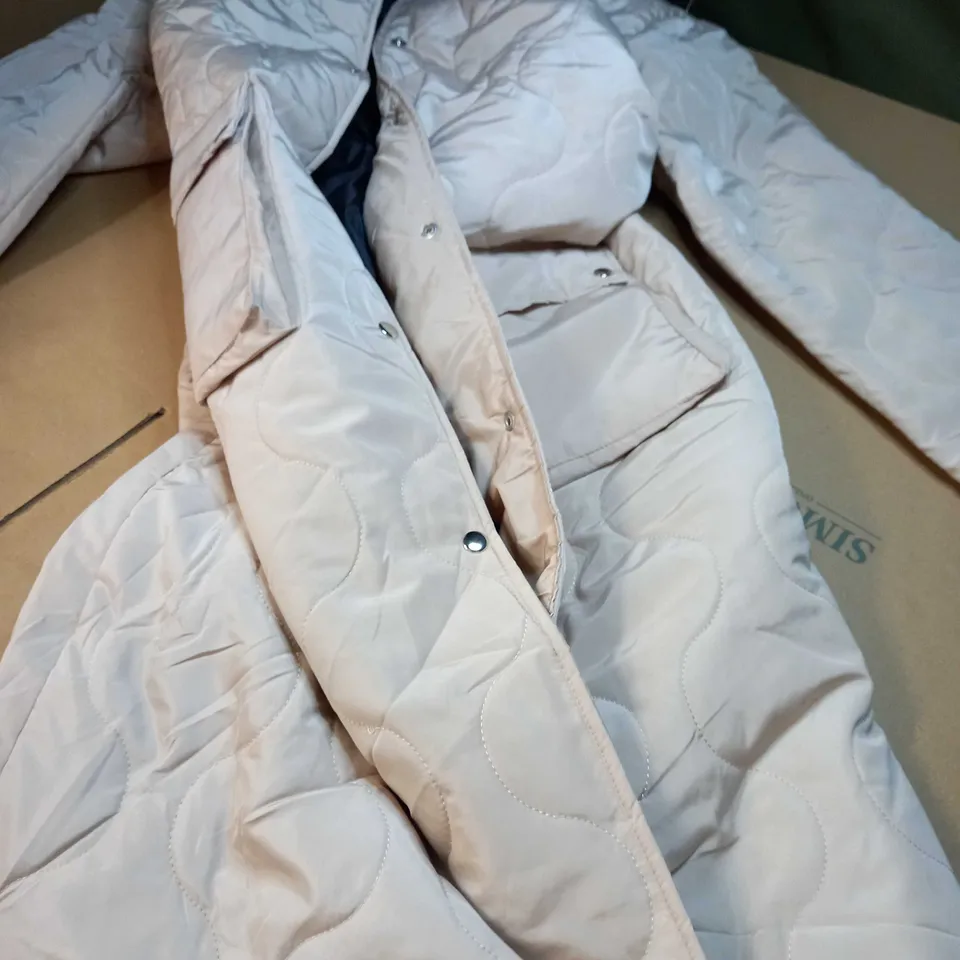BOOHOO STONE ONION QUILT JACKET - SIZE 16