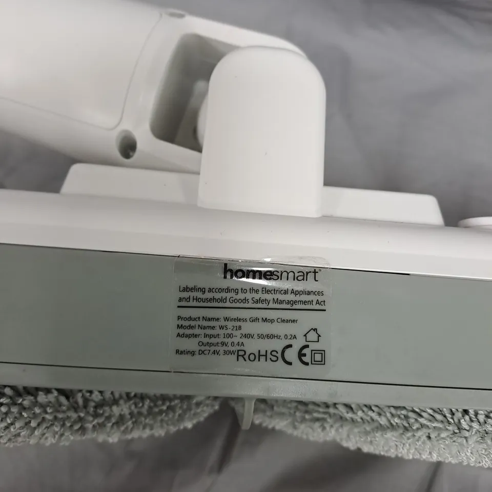 Homesmart Cordless Dual Spin Electric Mop WS-21B – Boxed
