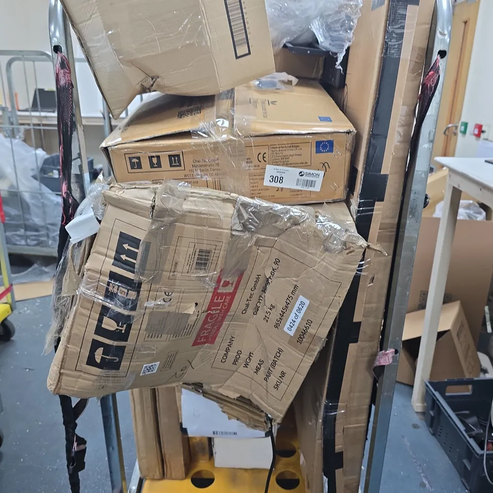 CAGE OF APPROXIMATELY 10 ASSORTED DAMAGED ITEMS