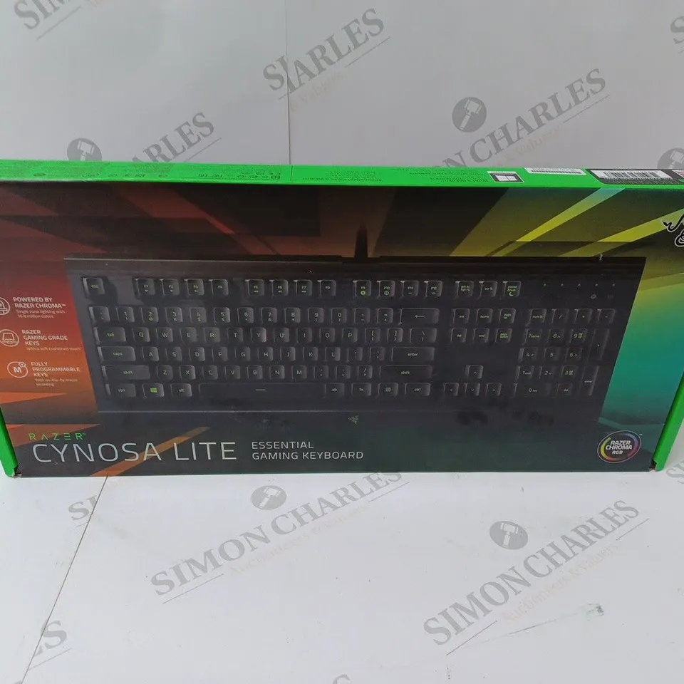 BRAND NEW BOXED RAZER CYNOSA LITE ESSENTIAL GAMING KEYBOARD