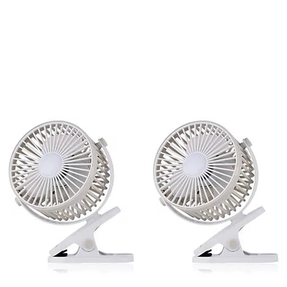 BELL AND HOWELL SET OF 2 CLIP ON FANS