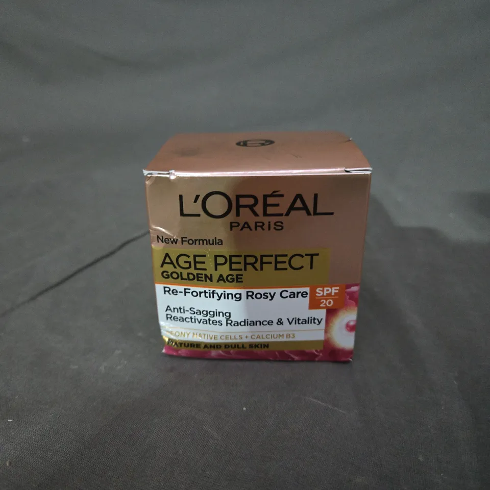 L'OREAL PARIS AGE PERFECT GOLDEN AGE DAY CREAM SPF 20 FOR MATURE SKIN 50ML RRP £19.99