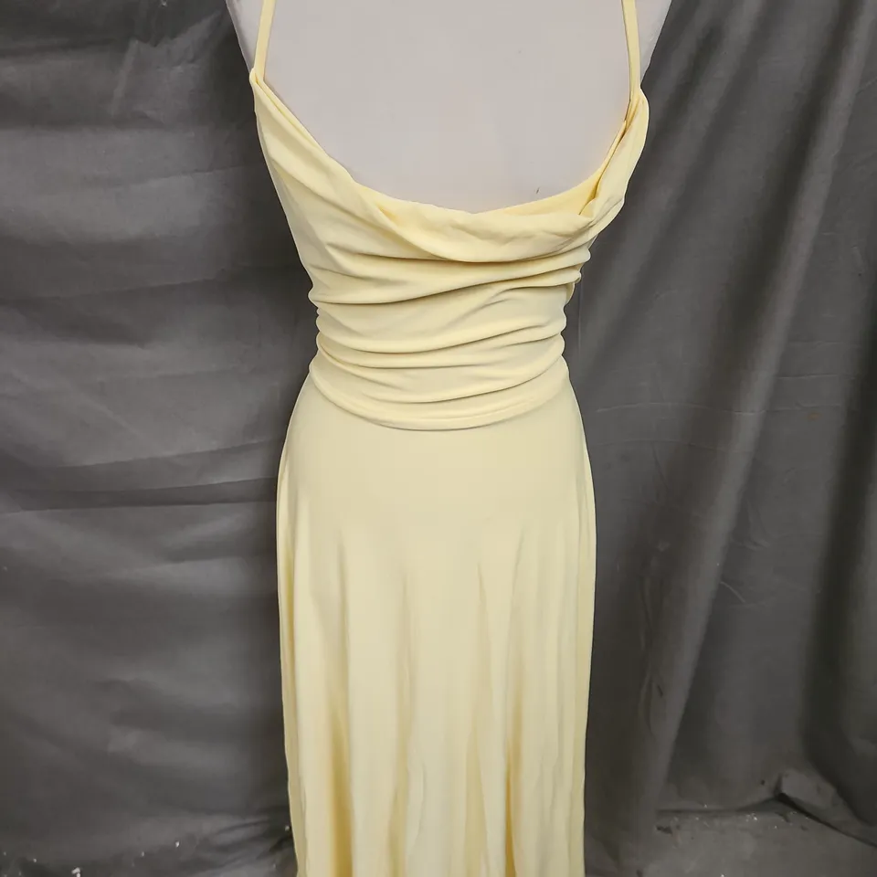 AYM LULAH MAXI DRESS IN YELLOW SIZE XL