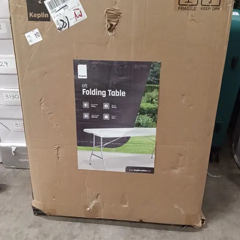 BOXED KEPLIN 6FT FOLDING TABLE 