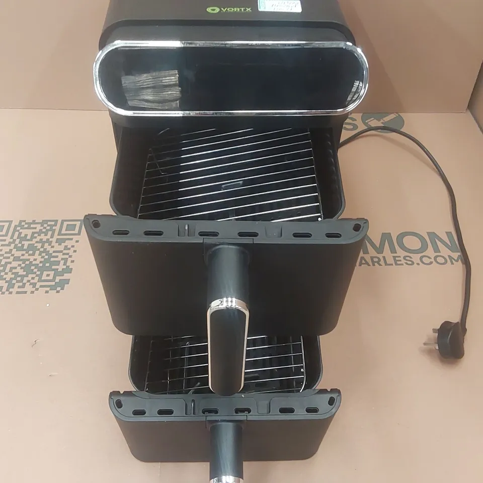 TOWER T17190 VORTX XL DUAL STACK AIR FRYER WITH DIGITAL CONTROL PANEL