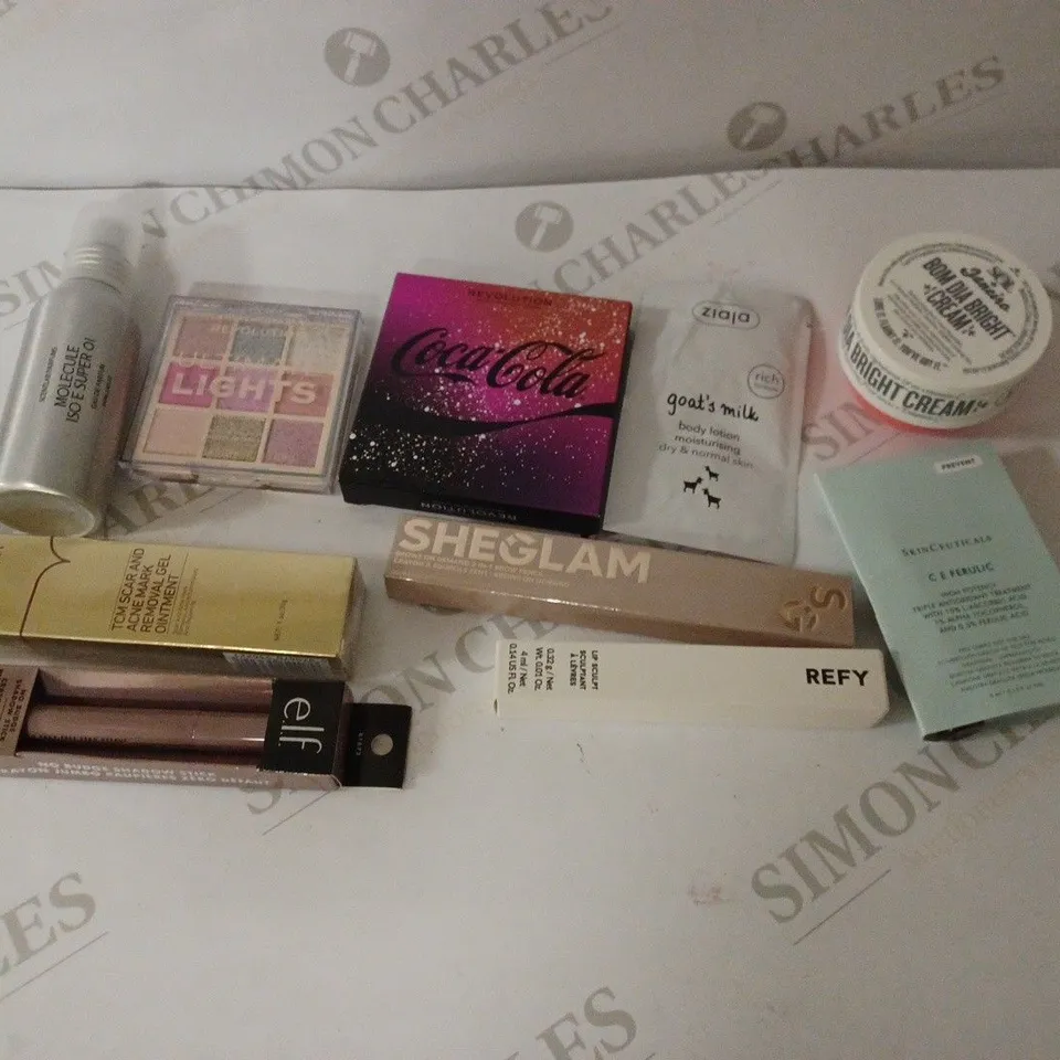 LOT OF APPROX 10 ASSORTED HEALTH AND BEAUTY ITEMS TO INCLUDE EYESHADOW, BROW PENCIL, LIP SCULPT ETC