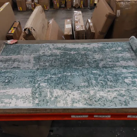 NOA KILIM EKOHALI CREAM AQUA RUG // SIZE: 75 X 150cm
