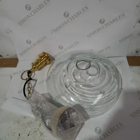CROFT COLLECTION CLYDE GLASS CEILING LIGHT