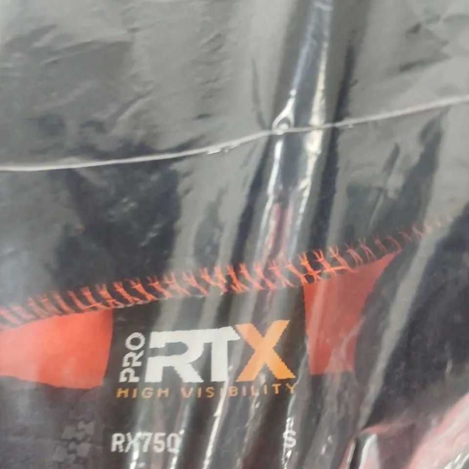 ORANGE HIGH-VISIBILITY SAFETY VEST WITH REFLECTIVE STRIPS – SEALED IN PACKAGING UK S