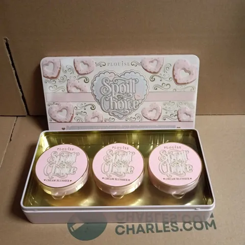 P LOUISE CREAM BLUSHER SET – 3 X CREAM BLUSHERS IN METAL TIN
