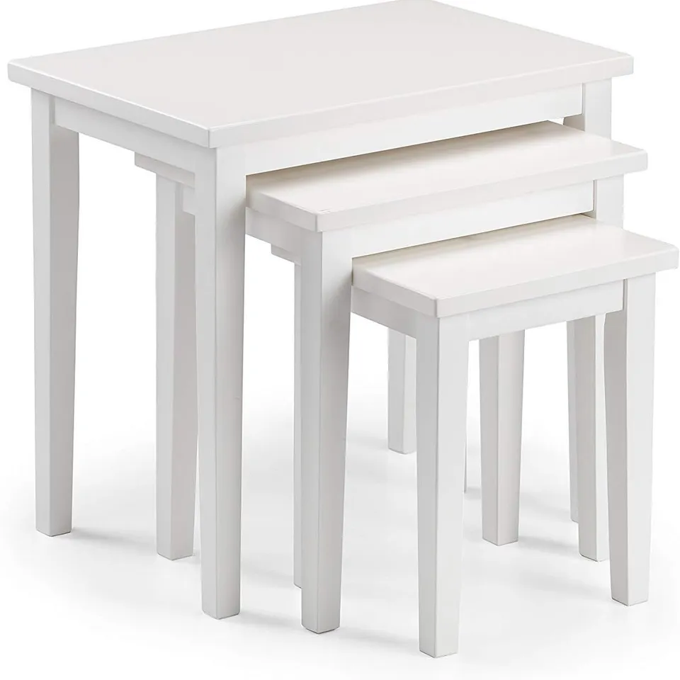 BOXED JULIAN BOWEN CLEO NEST OF TABLES - PURE WHITE (1 BOX)