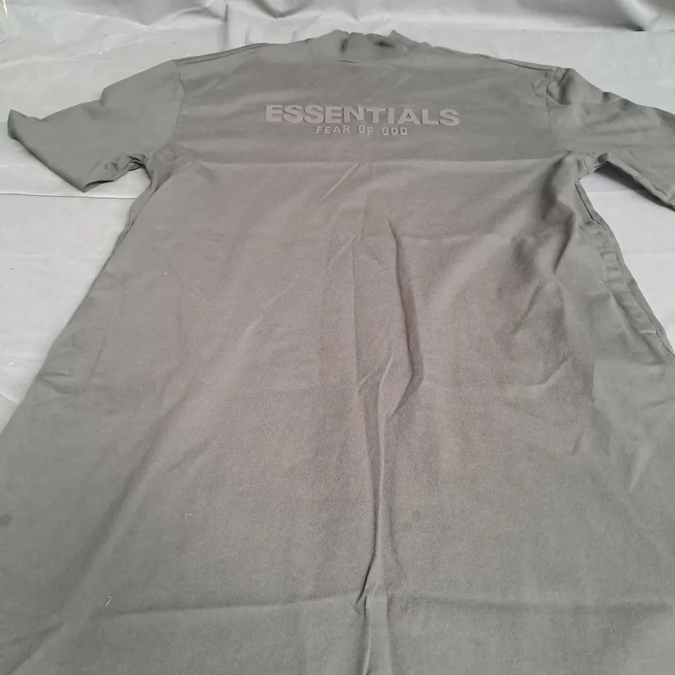 ESSENTIALS FEAR OF GOD COTTON-BLEND LOGO DRESS SIZE UNSPECIFIED 