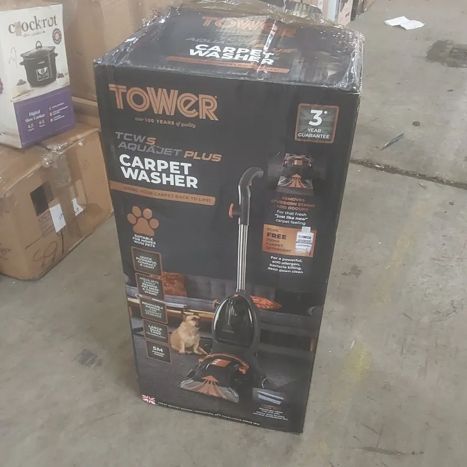 BOXED TOWER TCW5 AQUAJET PLUS CARPET WASHER