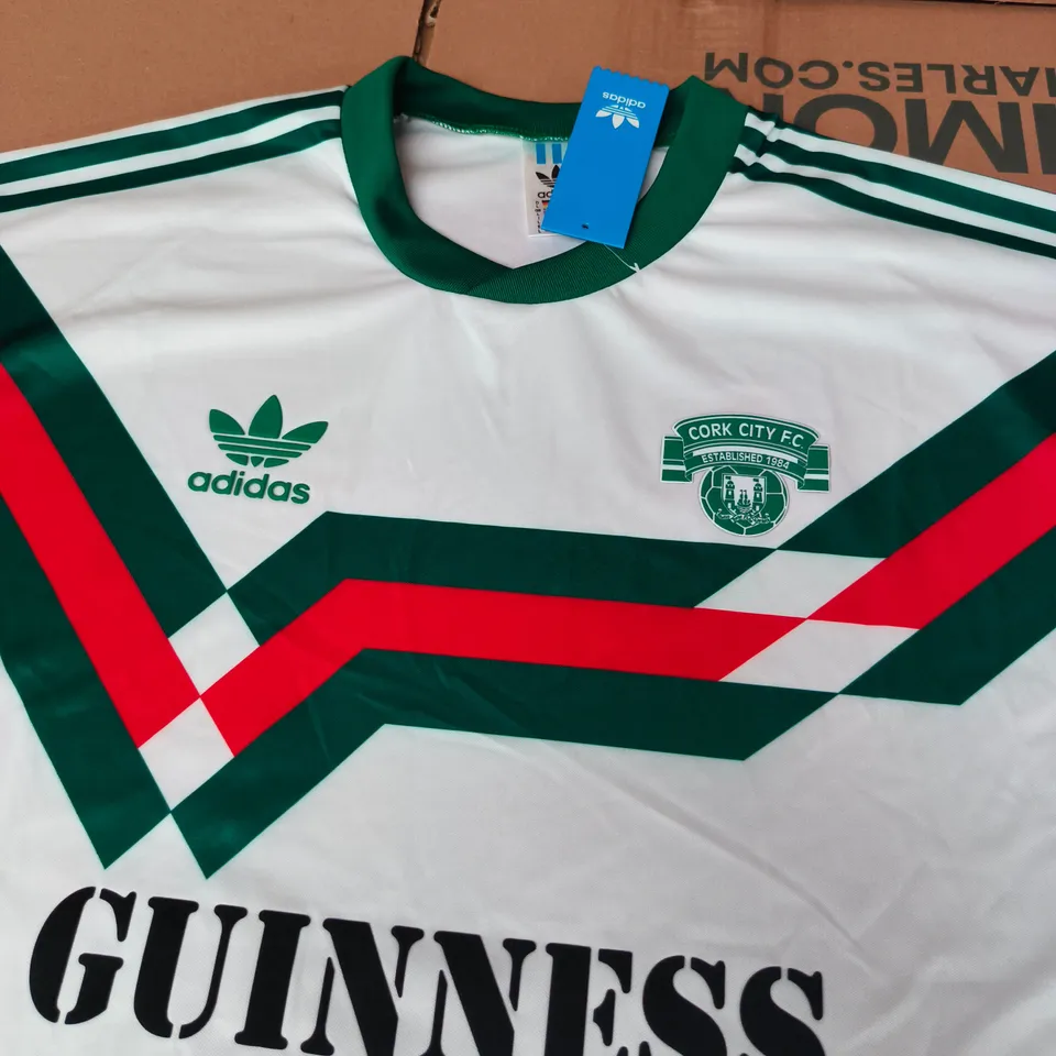 ADIDAS CORK CITY FC FOOTBALL SHIRT – SIZE L