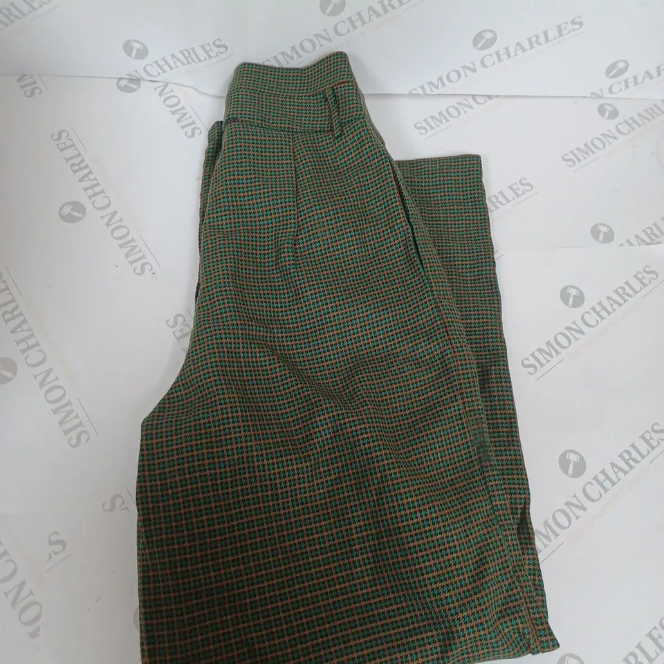CIDER MENS PATTERENED WIDE LEG TROUSERS SIZE UNSPECIFIED