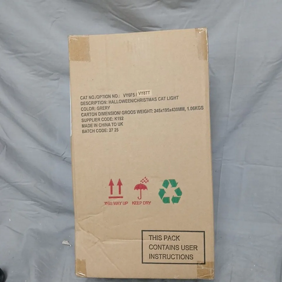 HALLOWEEN/CHRISTMAS CAT LIGHT