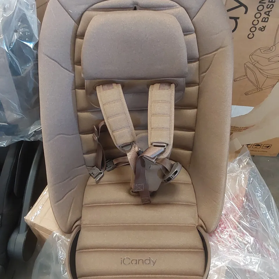 BOXED ICANDY BABY CAR SEAT AND PRAM ACCESSORIES/PARTS (2 BOXES)