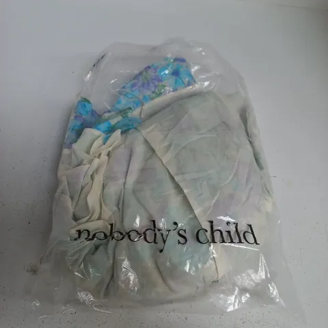 NOBODY'S CHILD LAYLA MIDI DRESS - BLUE, UK 14