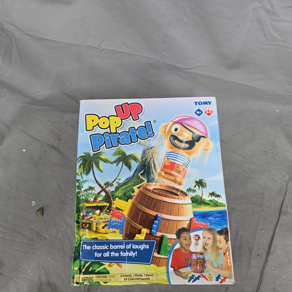 TOMY POP UP PIRATE! BARREL GAME BOXED