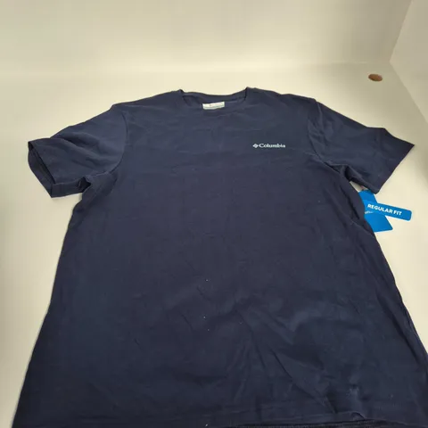 COLOMBIA NAVY BLUE T-SHIRT SIZE S