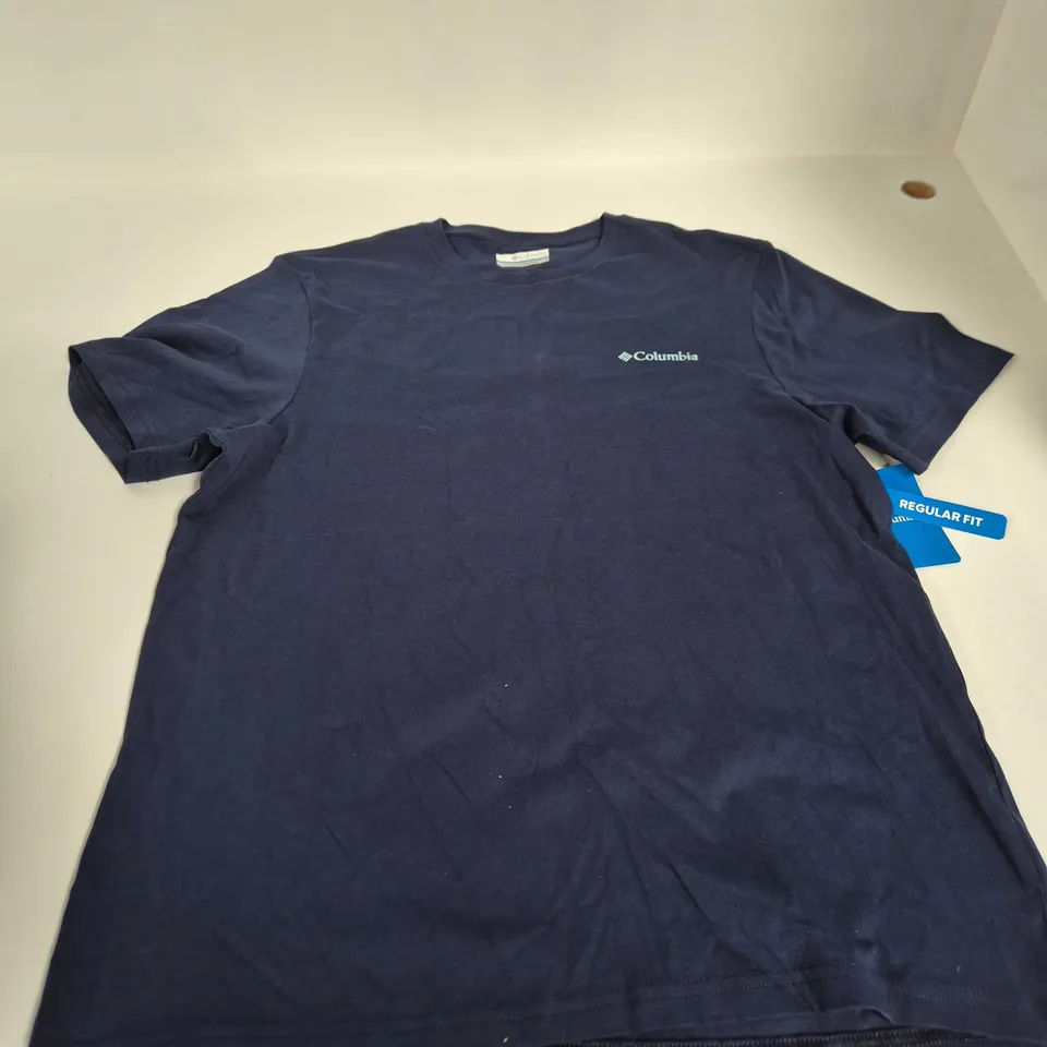 COLOMBIA NAVY BLUE T-SHIRT SIZE S