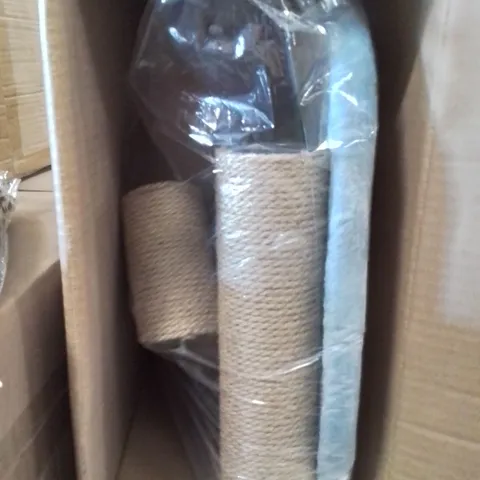 PALLET CONTAINING LARGE QUANTITY OF BRAND NEW CAT TREES, AND SHIRTS