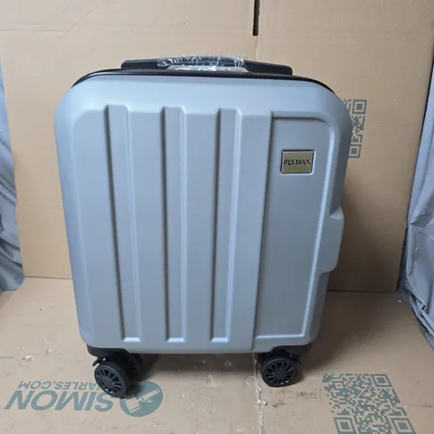 FLYMAX SILVER HARD-SHELL CARRY-ON LUGGAGE 45X36X20 CM – 29L, 2.2KG