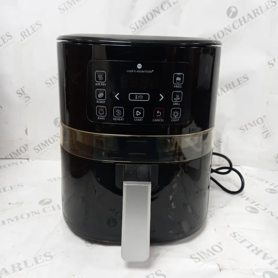 BOXED COOK'S ESSENTIALS AIR FRYER - BLACK