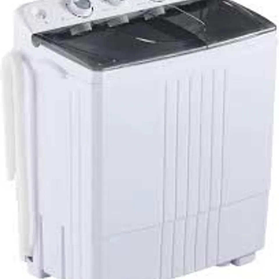 BOXED TWIN TUB WASHING MACHINE 6KG TOTAL CAPACITY 4.5KG WASHER