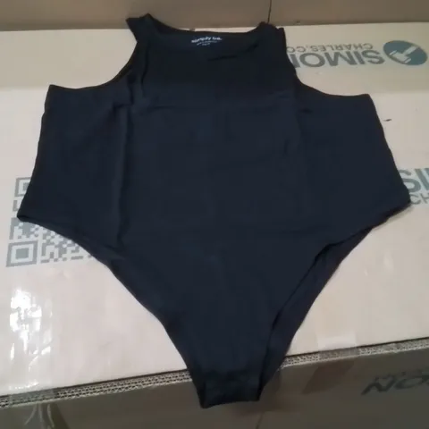 BOXED BRAND NEW APPROXIMATELY 42 SIMPLY BE RACER BODYSUIT BLACK SIZE 24