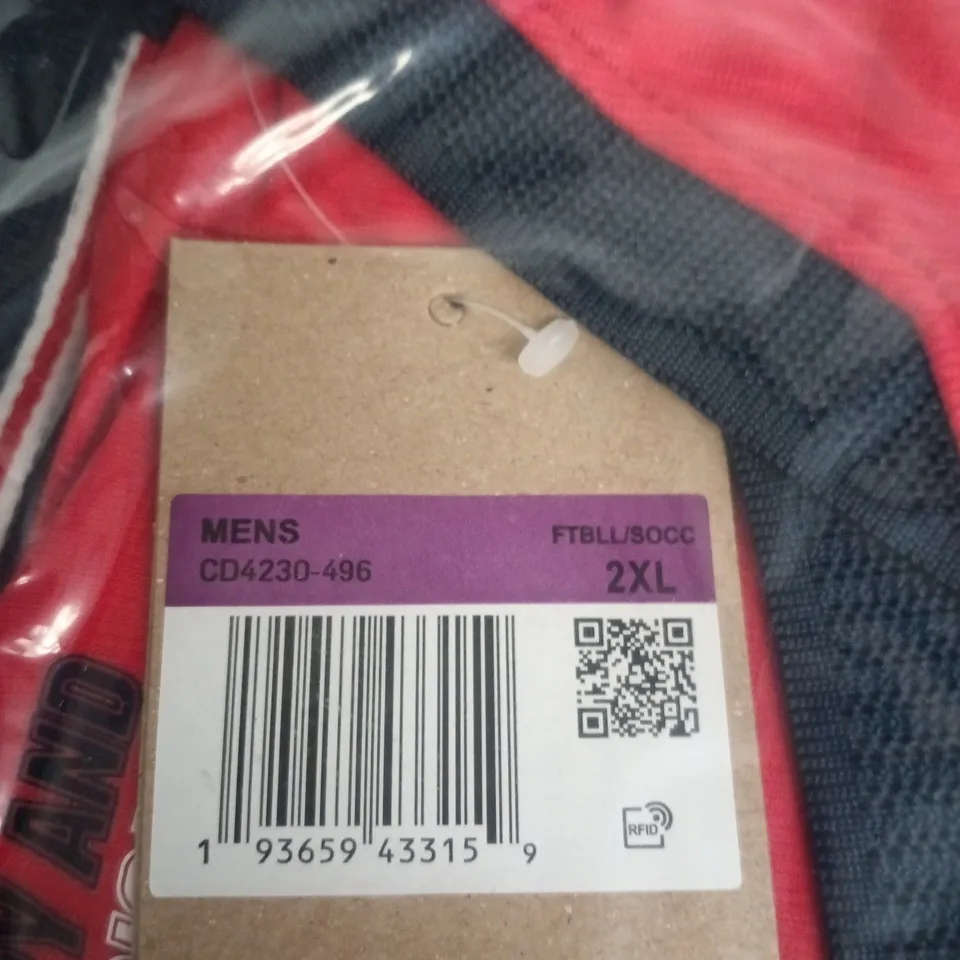 NIKE ENGLAND MEN'S FOOTBALL SHIRT – RED, UK 2XL
