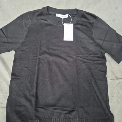 MNG BASIC WOMEN'S T-SHIRT – BLACK, SIZE M