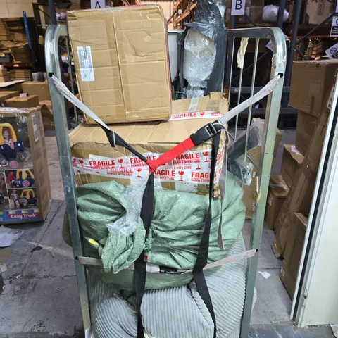 CAGE OF APPROXIMATELY 10 ASSORTED HOUSEHOLD ITEMS 