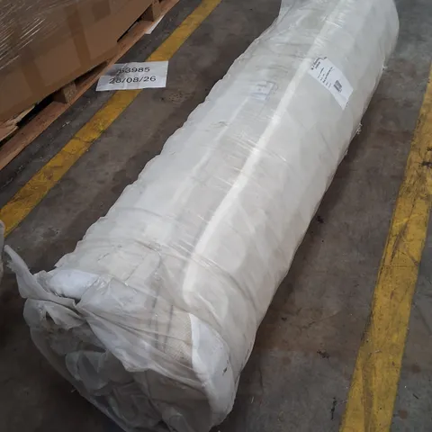 BAGGED ROLLED BEIGE OPEN COIL MATTRESS - KING