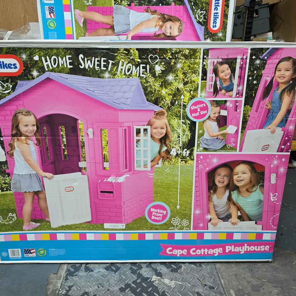 BOXED LITTLE TIKES CAPE COTTAGE PLAYHOUSE - COLLECTION ONLY  RRP £139.99