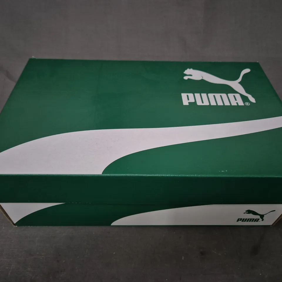 BOXED PAIR OF PUMA WOMEN'S CALI SPORT TONAL SHOES IN MARSHMALLOW UK SIZE 6