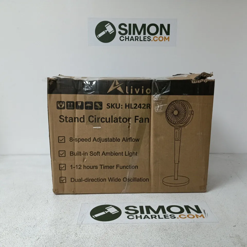 LIVIO STAND CIRCULATOR FAN BOXED
