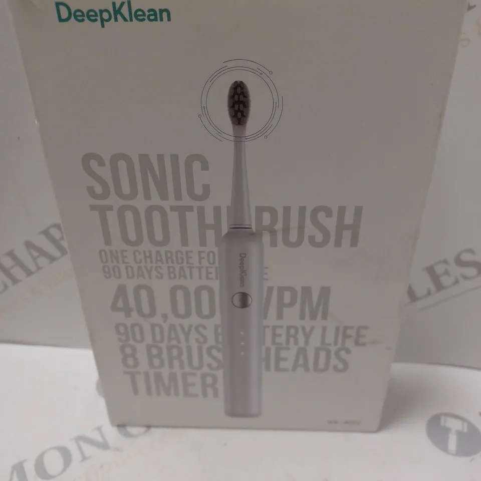 BOXED DEEPKLEAN SONIC ELECTRIC TOOTHBRUSH WS-8002