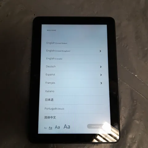 UNBOXED AMAZON KINDLE E-READER - R24SB8