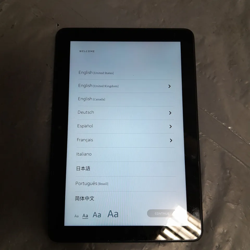 UNBOXED AMAZON KINDLE E-READER - R24SB8