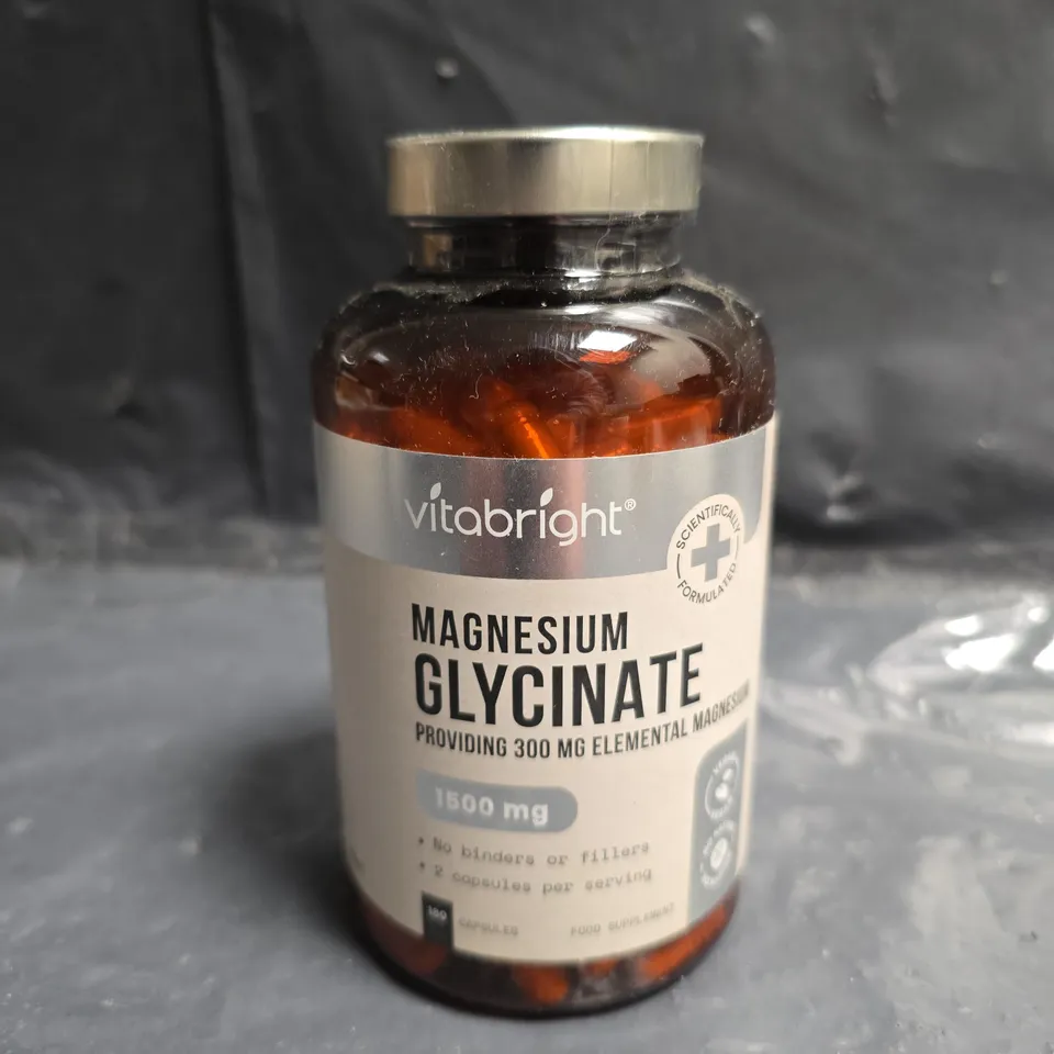 VITABRIGHT MAGNESIUM GLYCINATE DIETARY SUPPLEMENT – 60 CAPSULES