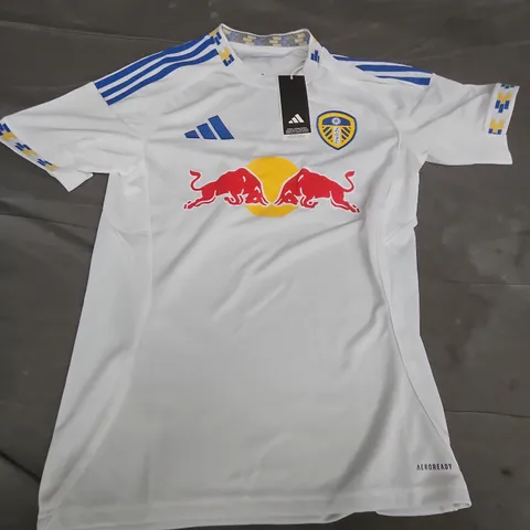 ADIDAS LEEDS UNITED HOME JERSEY - UK SMALL