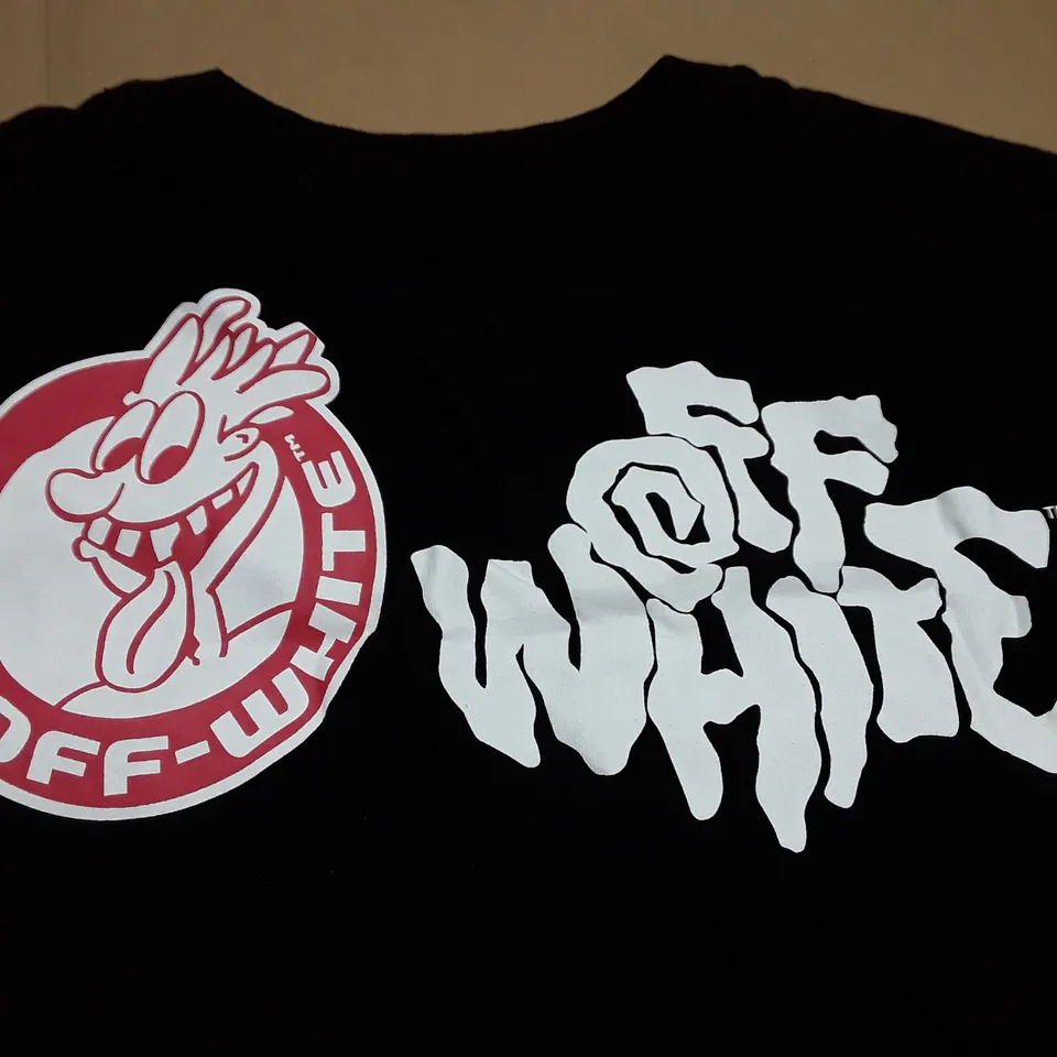 OFF WHITE BLACK T-SHIRT - L
